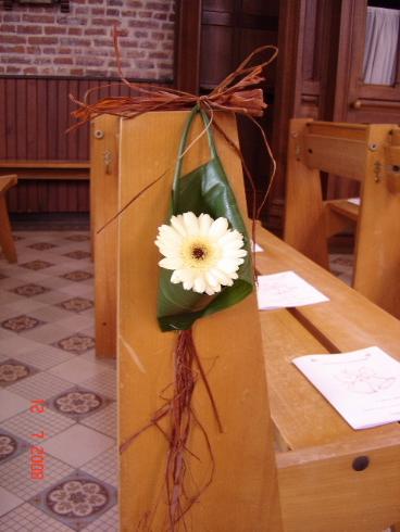 Décoration de mariage avec AMARYLLIS